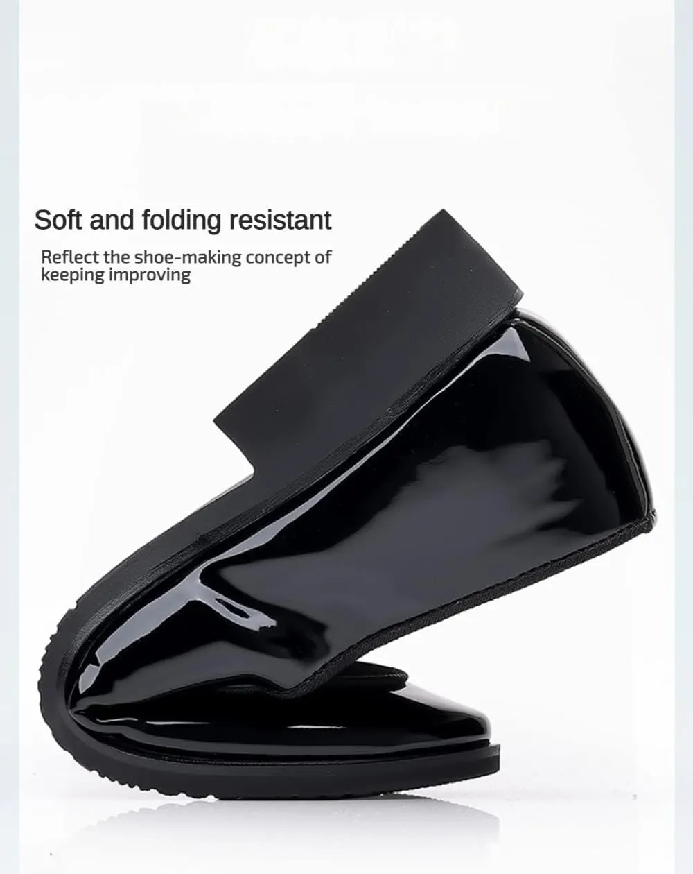 Men's Velvet Patent Leather Slip-on Dress Shoes Business and Parties Formal Events Smoking Slippers Loafers