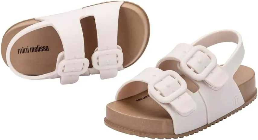 mini melissa Cozy Jelly Sandals for Babies & Toddlers - Summer Sandal w/Adjustable Back Strap, Jelly Shoes for Girls & Boys