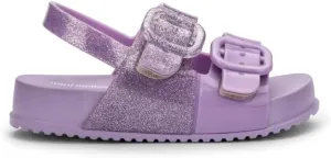 mini melissa Cozy Jelly Sandals for Babies & Toddlers - Summer Sandal w/Adjustable Back Strap, Jelly Shoes for Girls & Boys