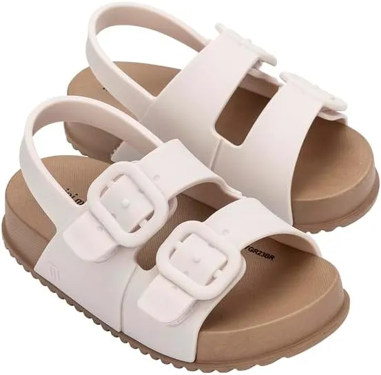 mini melissa Cozy Jelly Sandals for Babies & Toddlers - Summer Sandal w/Adjustable Back Strap, Jelly Shoes for Girls & Boys