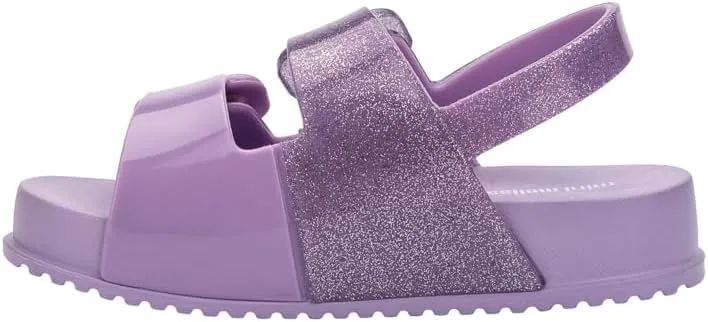 mini melissa Cozy Jelly Sandals for Babies & Toddlers - Summer Sandal w/Adjustable Back Strap, Jelly Shoes for Girls & Boys