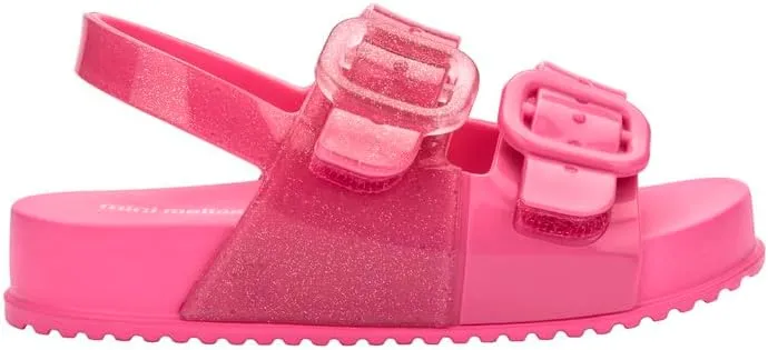 mini melissa Cozy Jelly Sandals for Babies & Toddlers - Summer Sandal w/Adjustable Back Strap, Jelly Shoes for Girls & Boys