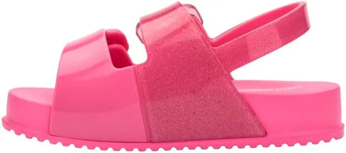 mini melissa Cozy Jelly Sandals for Babies & Toddlers - Summer Sandal w/Adjustable Back Strap, Jelly Shoes for Girls & Boys