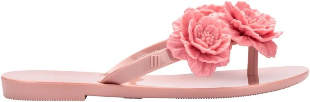 mini melissa Harmonic Collection Girls Flip Flops - Kids Slip On Sandals, Jelly Shoes