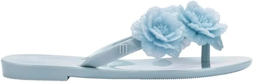 mini melissa Harmonic Collection Girls Flip Flops - Kids Slip On Sandals, Jelly Shoes