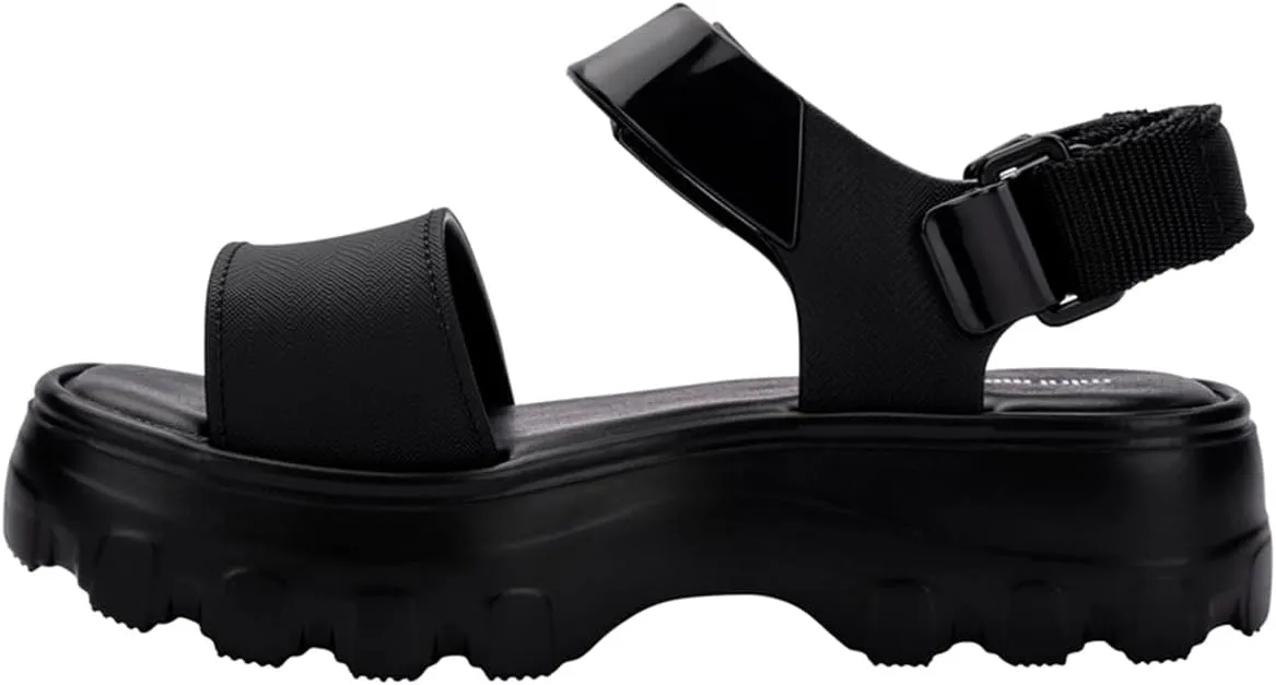mini melissa Kick Off Platform Sandals for Kids - Chunky Platform Jelly Sandals for Girls, Kids Summer Shoes, Girls Sandals