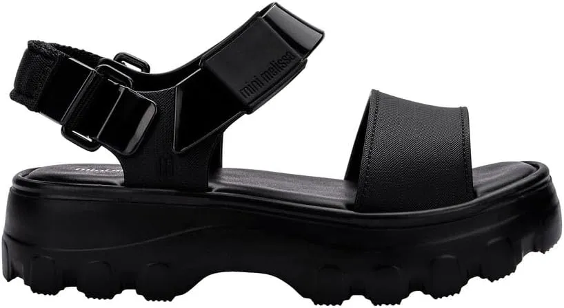 mini melissa Kick Off Platform Sandals for Kids - Chunky Platform Jelly Sandals for Girls, Kids Summer Shoes, Girls Sandals