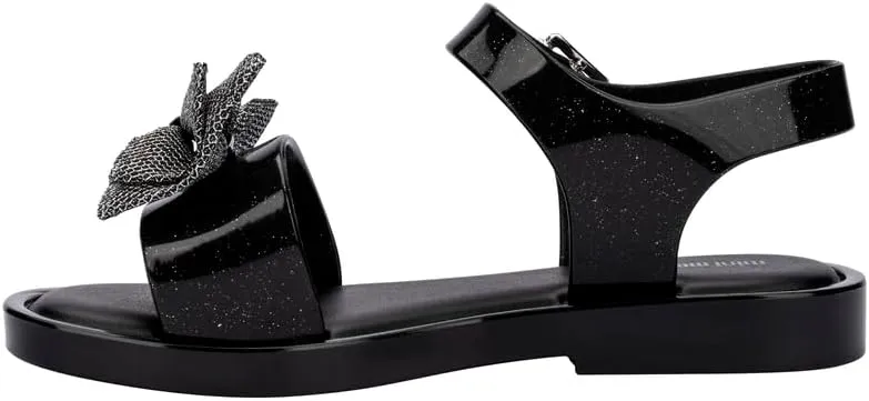 mini melissa Mar Girls Sandals - Bubble Jelly Sandal, Summer Sandals for Girls, Adjustable Ankle Strap, Kids Jelly Shoes