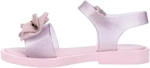 mini melissa Mar Girls Sandals - Bubble Jelly Sandal, Summer Sandals for Girls, Adjustable Ankle Strap, Kids Jelly Shoes