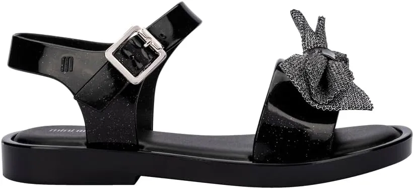 mini melissa Mar Girls Sandals - Bubble Jelly Sandal, Summer Sandals for Girls, Adjustable Ankle Strap, Kids Jelly Shoes