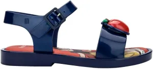 mini melissa Mar Girls Sandals - Bubble Jelly Sandal, Summer Sandals for Girls, Adjustable Ankle Strap, Kids Jelly Shoes