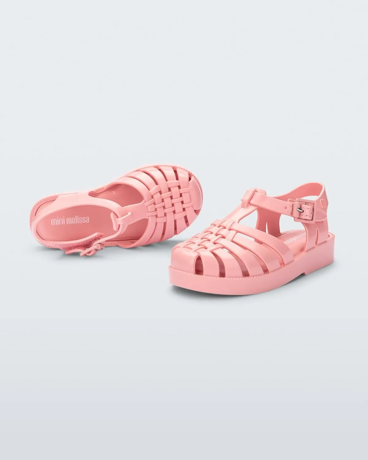 mini melissa Possession Kids Sandal - Comfortable Fisherman Style Kid's Jelly Shoes for Toddlers and Girls, Adjustable Fit