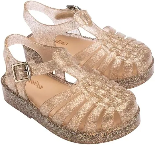 mini melissa Possession Kids Sandal - Comfortable Fisherman Style Kid's Jelly Shoes for Toddlers and Girls, Adjustable Fit