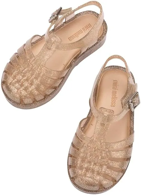 mini melissa Possession Kids Sandal - Comfortable Fisherman Style Kid's Jelly Shoes for Toddlers and Girls, Adjustable Fit