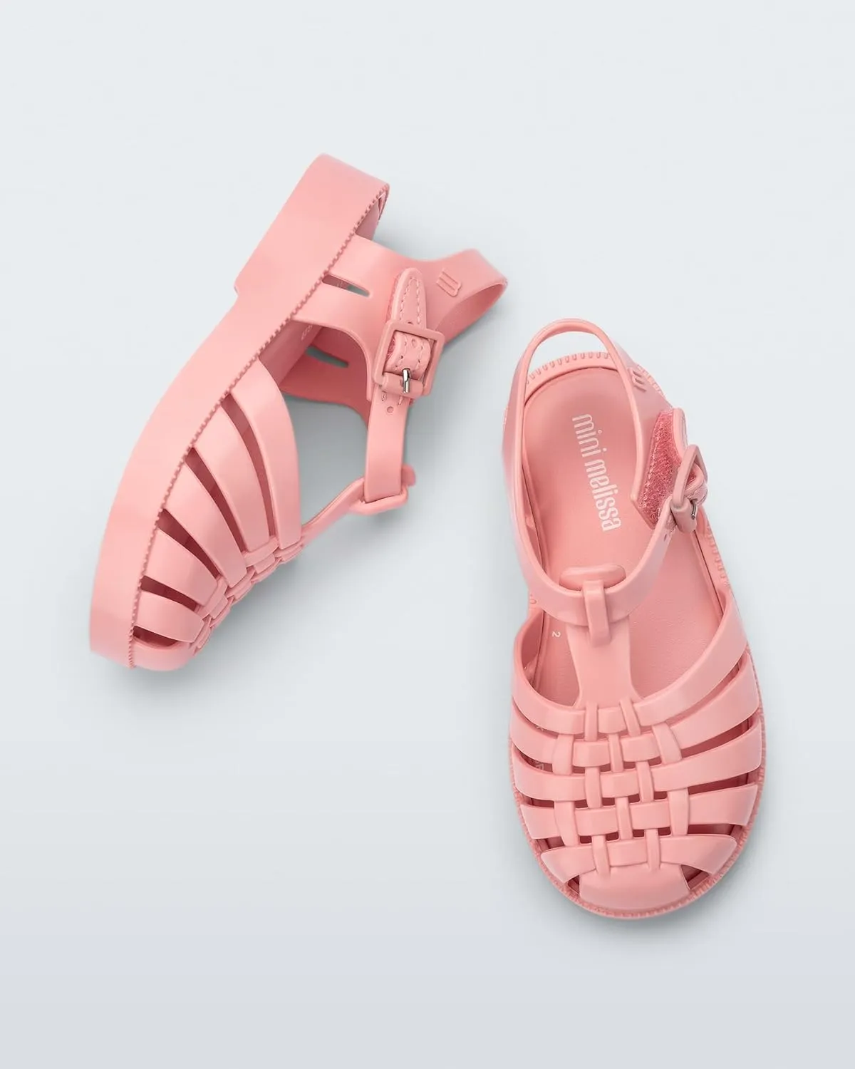 mini melissa Possession Kids Sandal - Comfortable Fisherman Style Kid's Jelly Shoes for Toddlers and Girls, Adjustable Fit