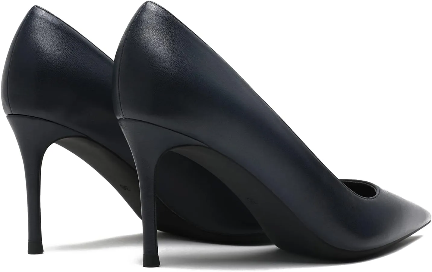 MOOMMO Women Classic High Heels Pumps Shoes Pointed Toe Slip On Satin Heels Stiletto Dress Shoes Pointed Closed Toe 3" Kitten Heel Sandals Office Ladies Bridal Wedding Party Formal Basic 4-13 M US