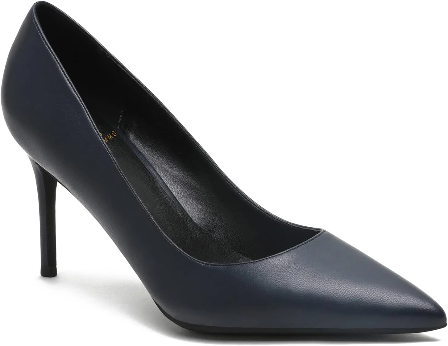 MOOMMO Women Classic High Heels Pumps Shoes Pointed Toe Slip On Satin Heels Stiletto Dress Shoes Pointed Closed Toe 3" Kitten Heel Sandals Office Ladies Bridal Wedding Party Formal Basic 4-13 M US
