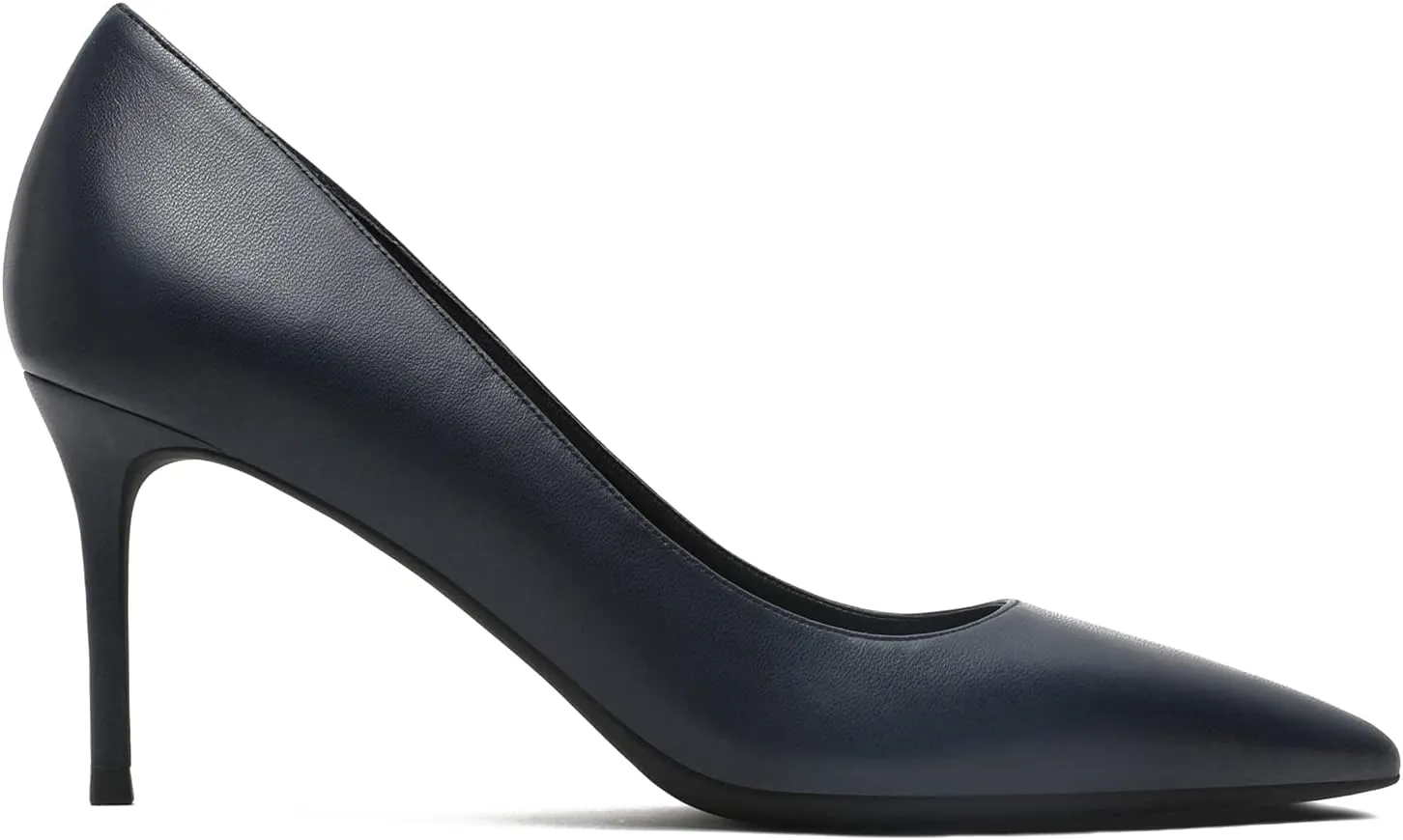 MOOMMO Women Classic High Heels Pumps Shoes Pointed Toe Slip On Satin Heels Stiletto Dress Shoes Pointed Closed Toe 3" Kitten Heel Sandals Office Ladies Bridal Wedding Party Formal Basic 4-13 M US
