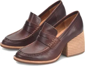 MOOMMO Women's Chunky Platform Loafers Pumps Round Closed Toe Slip On Penny Loafers Block High Heels Suede Oxford Shoes Formal Classic Thick Heel Dress Loafer Office Ladies Vintage Comfort 4-11 M US