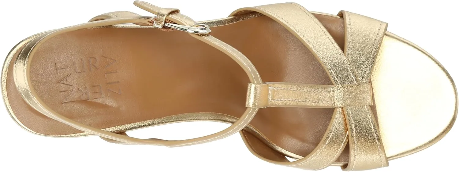 Naturalizer Women's Marnie Platform T-Strap High Heel Sandal Heeled