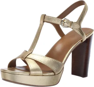 Naturalizer Women's Marnie Platform T-Strap High Heel Sandal Heeled