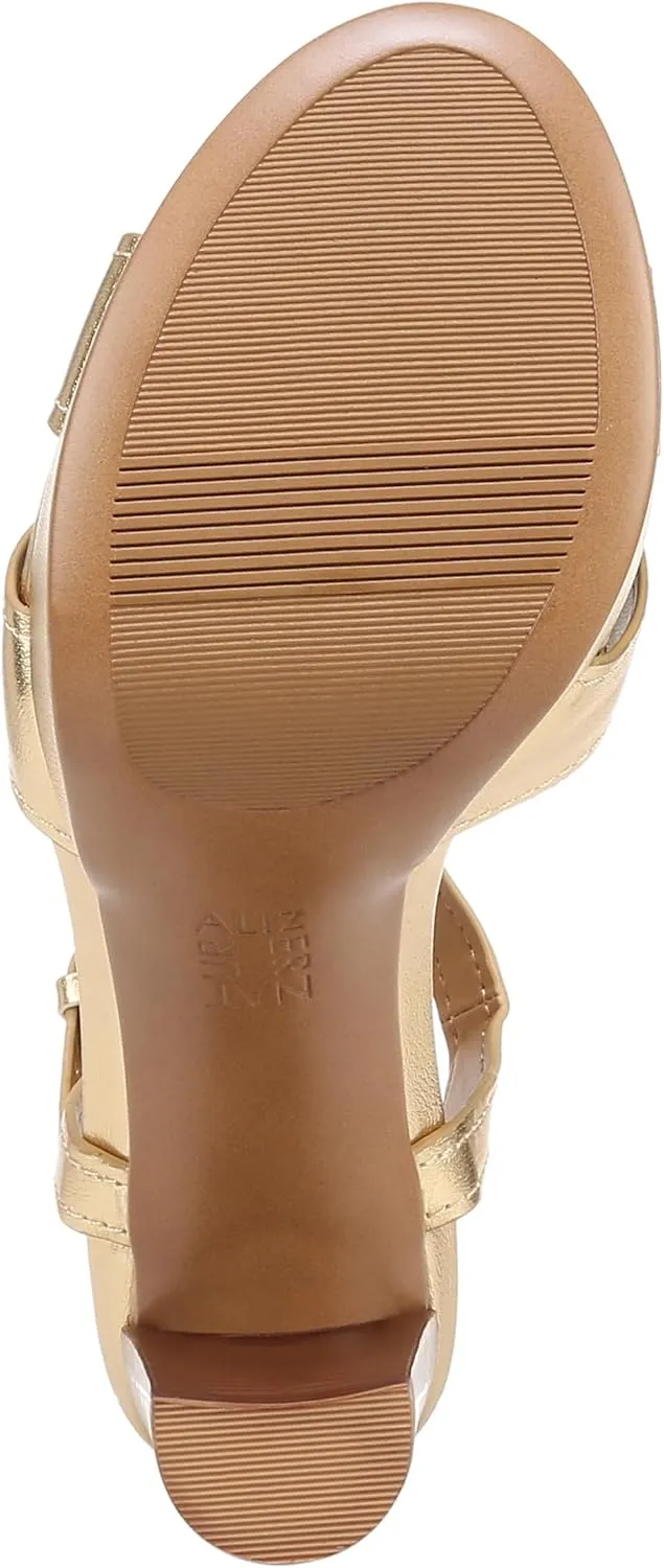 Naturalizer Women's Marnie Platform T-Strap High Heel Sandal Heeled