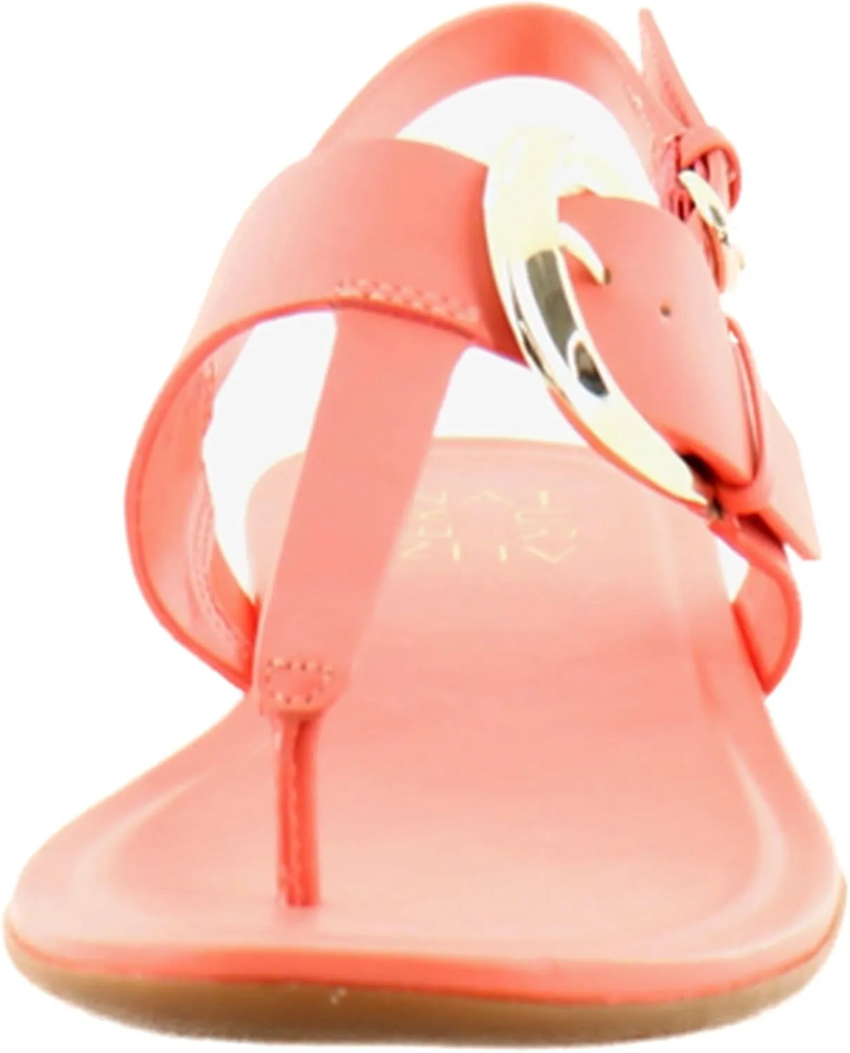 Naturalizer Womens Taylor T-Strap Slingback Flat Sandal