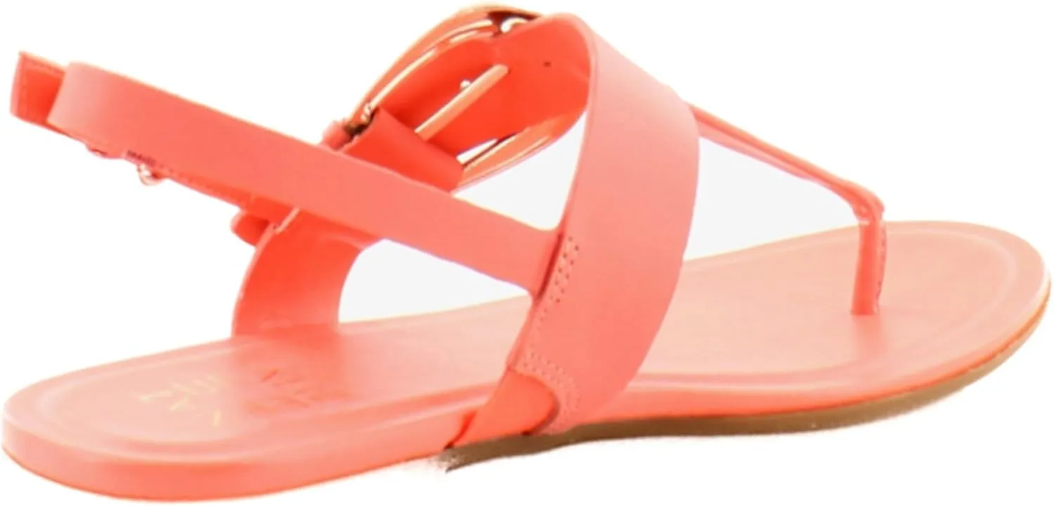 Naturalizer Womens Taylor T-Strap Slingback Flat Sandal