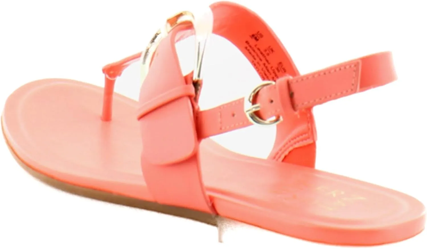 Naturalizer Womens Taylor T-Strap Slingback Flat Sandal