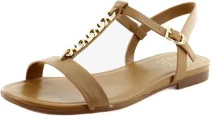 Naturalizer Womens Teach Chain-link Detail Flat Sandal