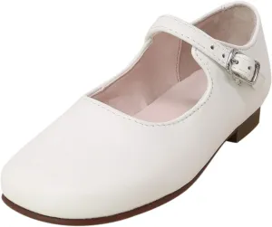 NINA Girls' Bonnett Mary Jane - Elegant Leather Dress Shoes, Comfortable, Stylish, Perfect for Parties & Weddings
