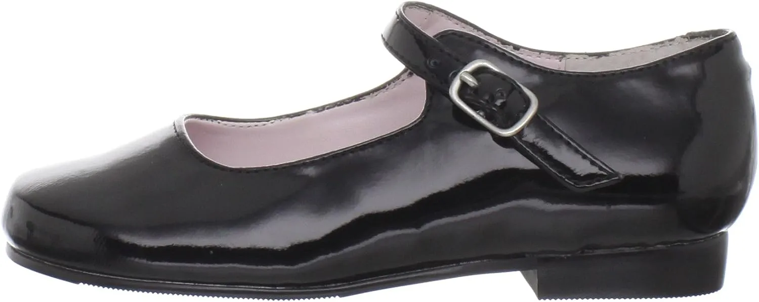 NINA Girls' Bonnett Mary Jane - Elegant Leather Dress Shoes, Comfortable, Stylish, Perfect for Parties & Weddings