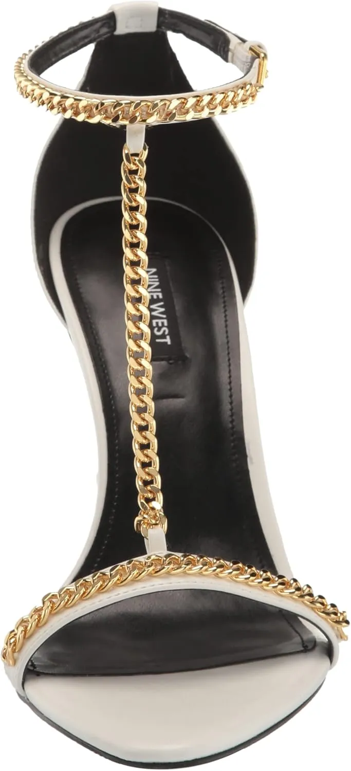 Nine West Women's Ropes T-Strap Heeled Sandal