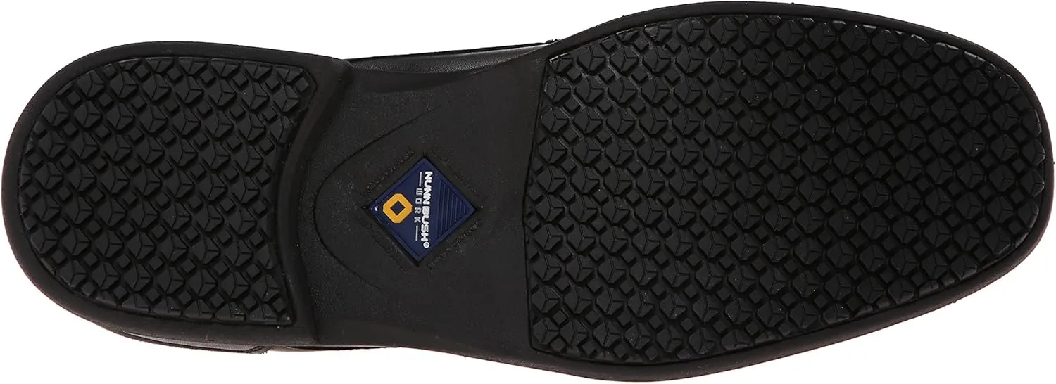 Nunn Bush Men's Sherman Slip-Resistant Work Shoe Oxford Sneaker