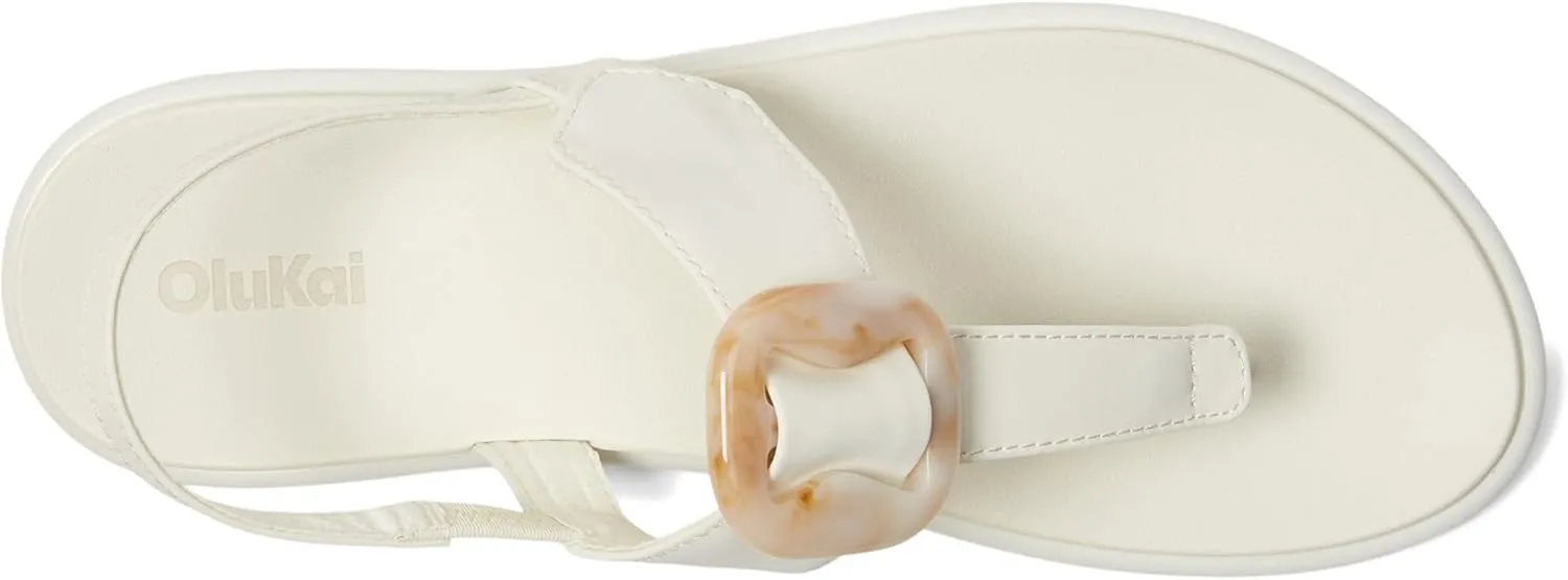 OLUKAI Women's La'i T-bar Flat Sandal