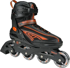 Panther Inline Skates Men with Adjustable Strap, 82mm Wheels - Soft Boot Fit for Comfort | Roller Derby Long Distance Skates for Recreational Fitness & Outdoor Street Hockey