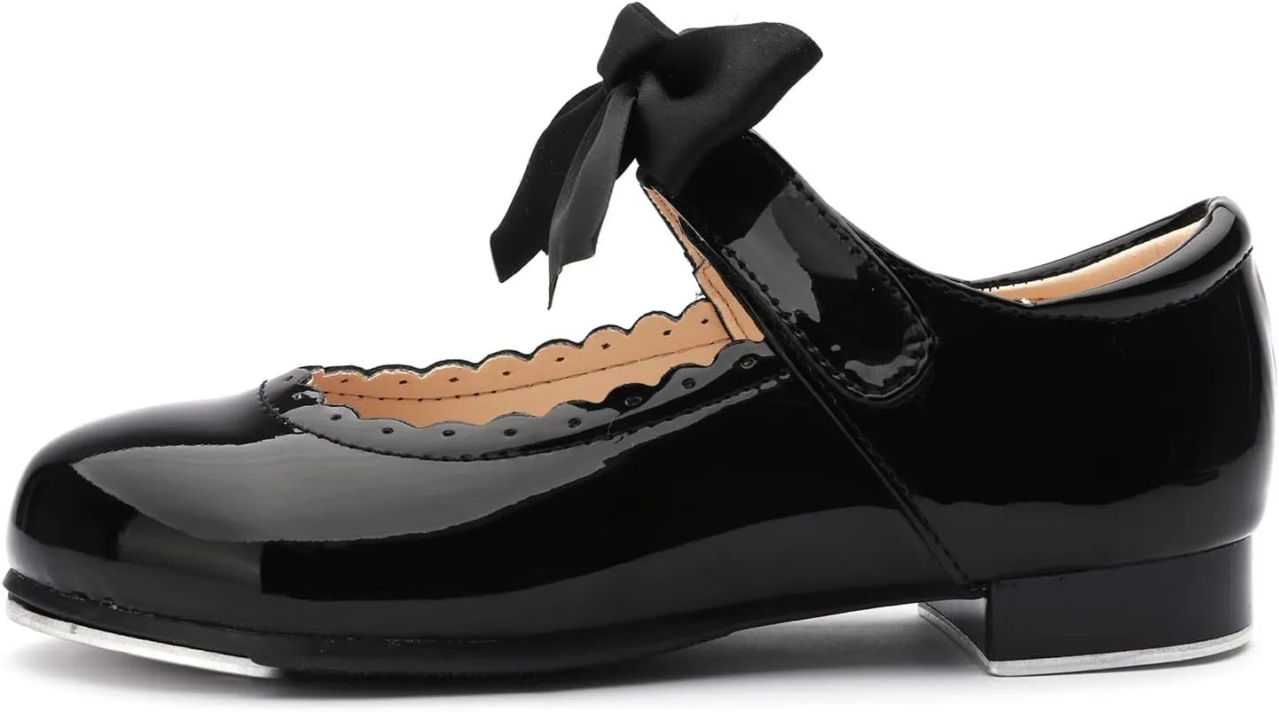 Patent Leather Tap Shoes Dance for Girls