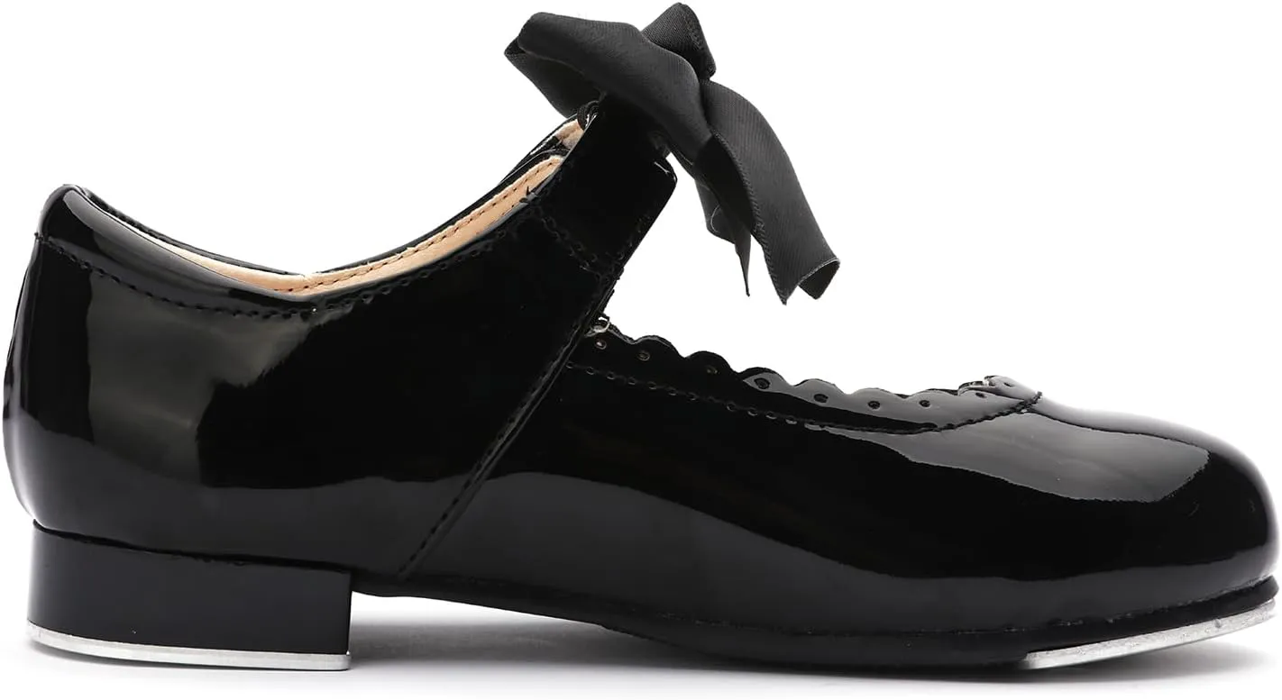 Patent Leather Tap Shoes Dance for Girls