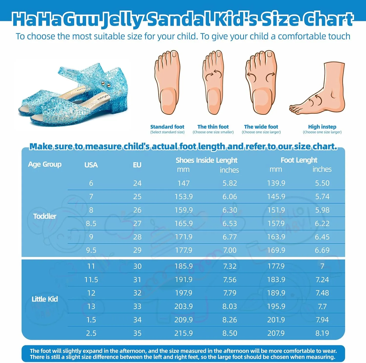 Princess Jelly Flats Shoes Girls Birthday Party Heels Snow Queen Cosplay Costumes Dress Up Sandals for Toddler Little Girls Big Kids
