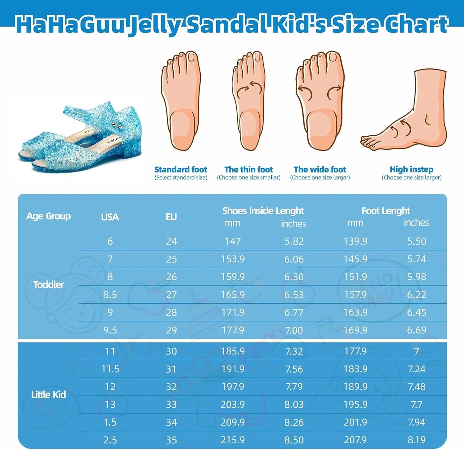 Princess Jelly Flats Shoes Girls Birthday Party Heels Snow Queen Cosplay Costumes Dress Up Sandals for Toddler Little Girls Big Kids