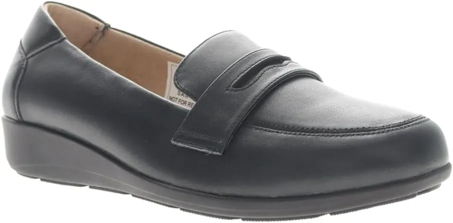 Propet Womens Yetta Slip On Flats Casual - Black