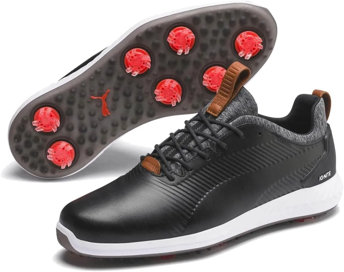 PUMA GOLF Men's Ignite Pwradapt Leather 2.0 Golf Shoe