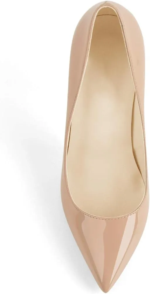 richealnini Womens Pointed Toe Stiletto High Heel Pumps