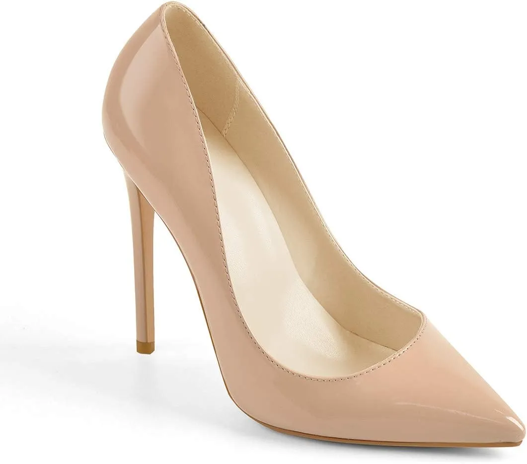 richealnini Womens Pointed Toe Stiletto High Heel Pumps
