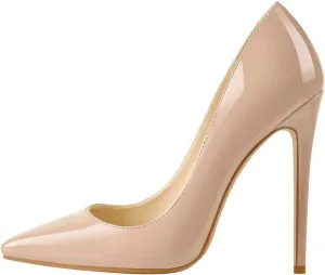 richealnini Womens Pointed Toe Stiletto High Heel Pumps