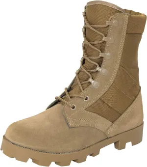 Rothco Speedlace Jungle Boots Leather Suede Rugged Tactical Hiking Boot 8" High