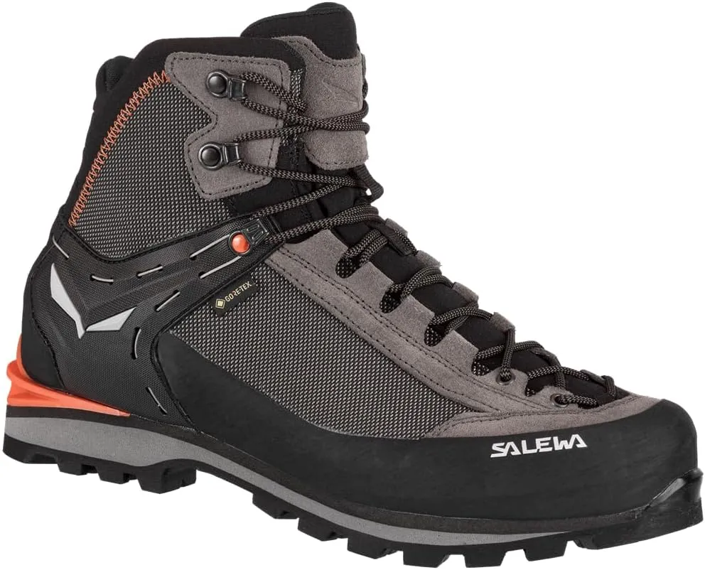 Salewa Men's Crow GTX Waterproof Gore-Tex Trail Boots for Trekking, Climbing, & Mountaineering