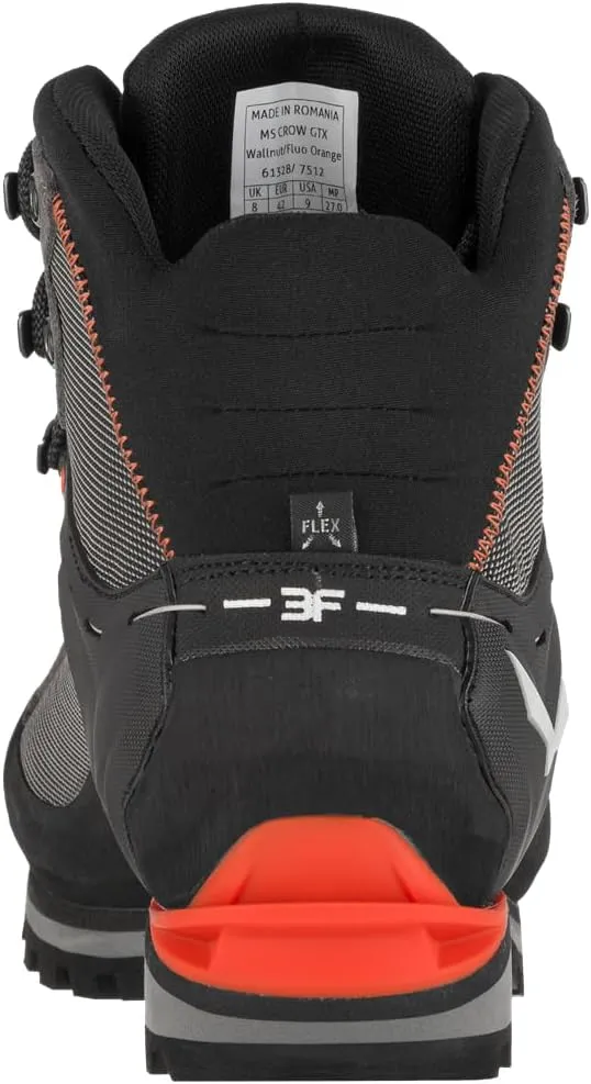 Salewa Men's Crow GTX Waterproof Gore-Tex Trail Boots for Trekking, Climbing, & Mountaineering