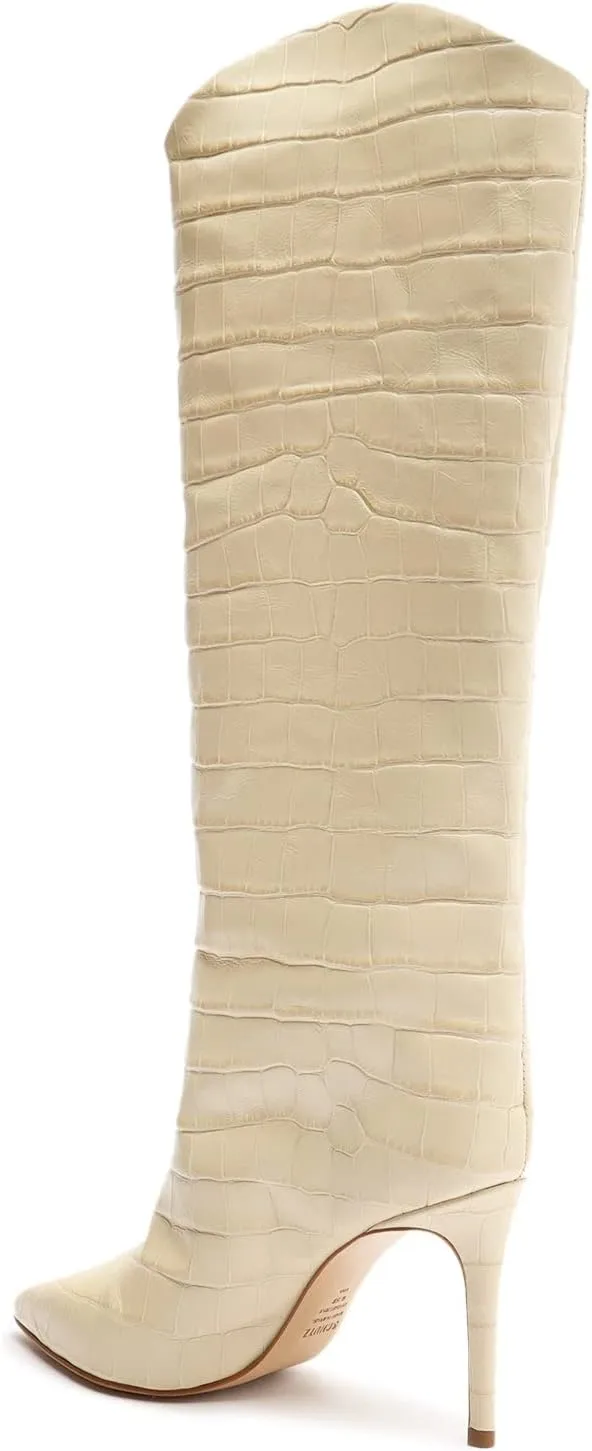 SCHUTZ Women's Maryana Leather Dress Boot