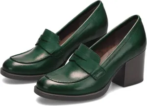 SHODENSE Women Vintage Chunky Heel Loafers Pumps Platform Round Closed Toe Oxford Shoes Burnished Matte Patent Suede Slip On Dress Loafer Stacked Block Heels Office Formal Work Business 4-11 M US